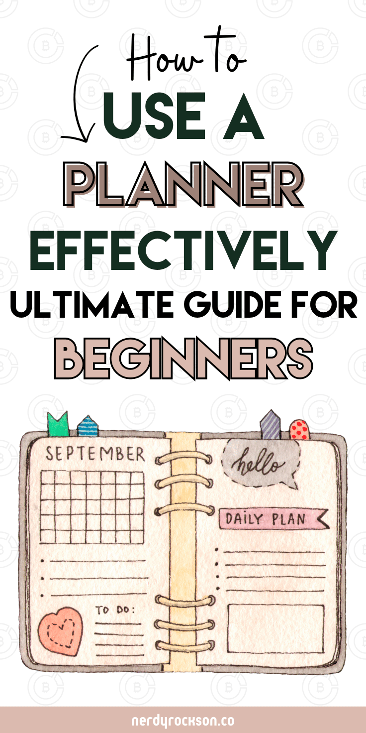 How to Use a Planner for Beginners